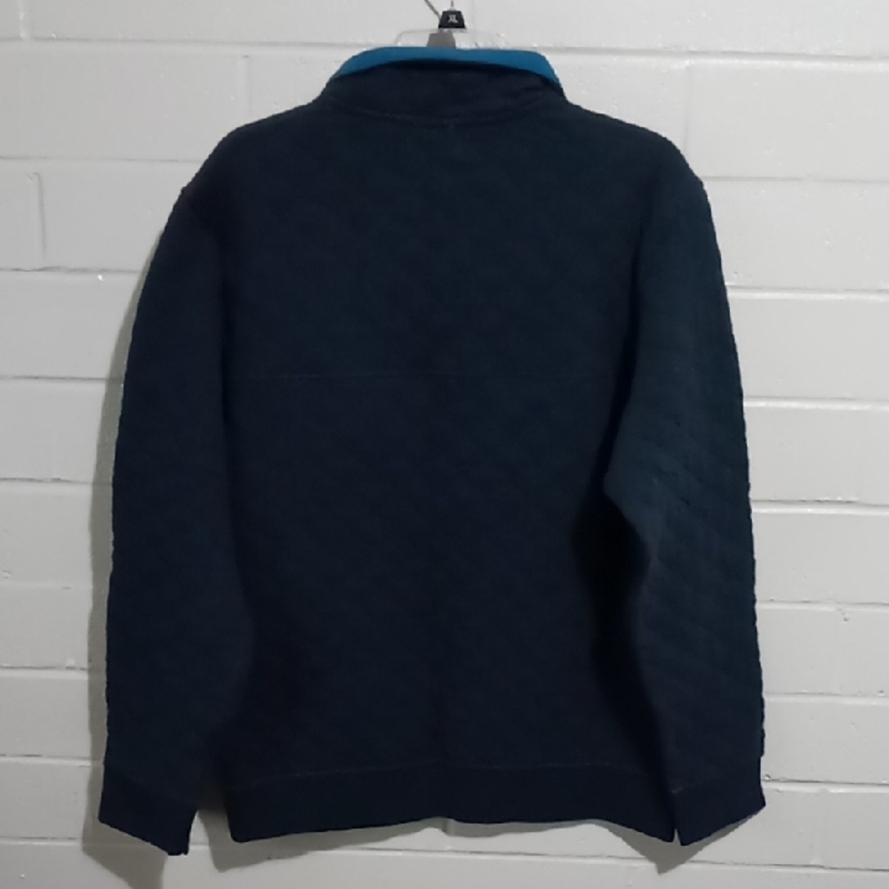 Patagonia Dark Blue Fleece with Light Blue Trim - Picture 2 of 9